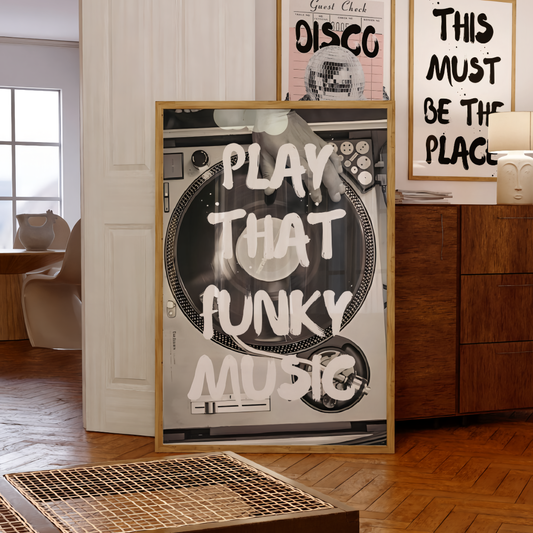 Cuadro Decorativo, Musical Play That Funky Music