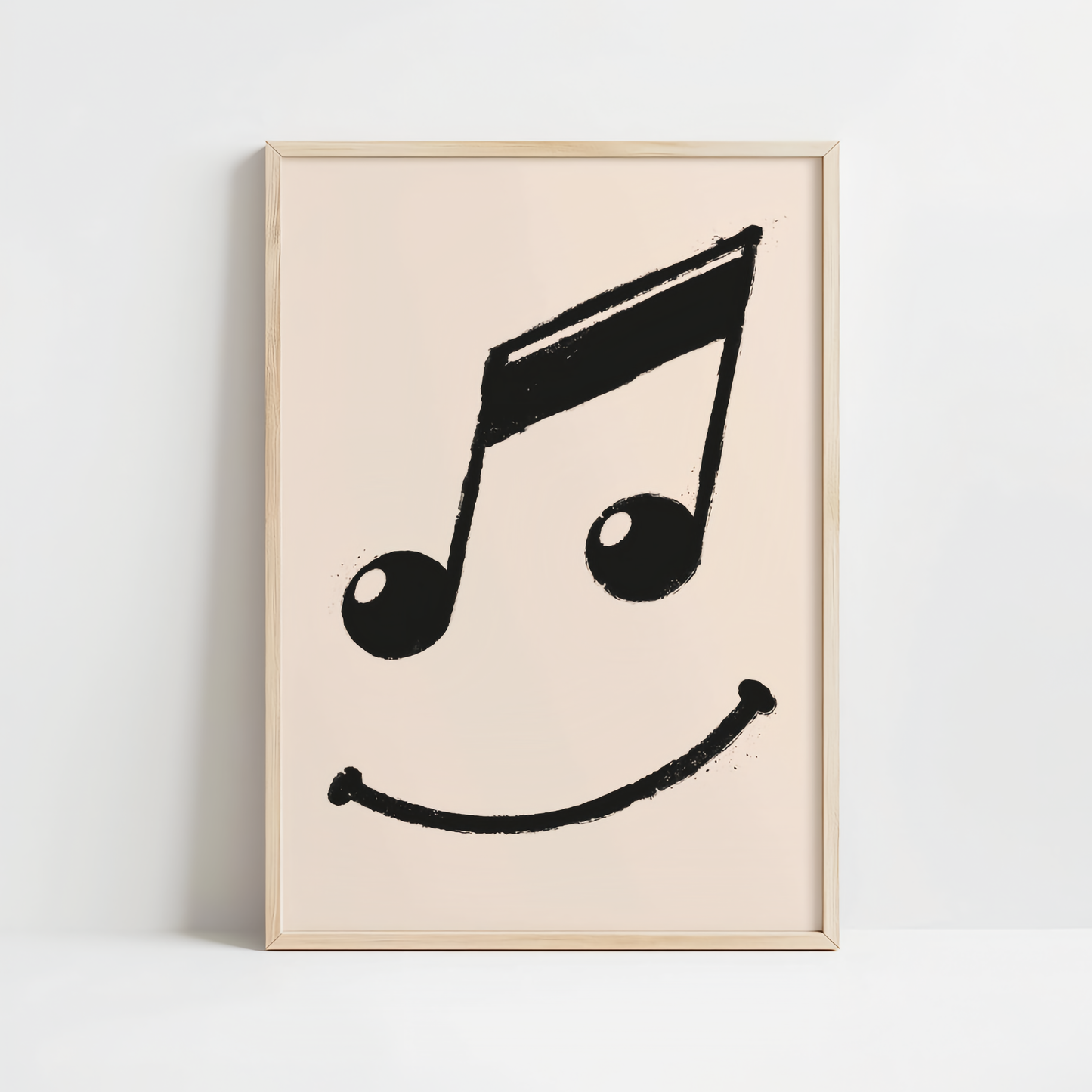 Cuadro Decorativo Carita Nota Musical