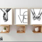 Set x3 Cuadros Decorativos Manos con frase - Tree House Deco