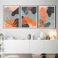 Set x3 Cuadros Abstractos, Colores, Azul Naranja - Tree House Deco