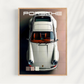 Cuadro Deportivo Porsche Blanco