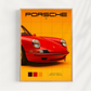 Cuadro Deportivo Porsche Amarillo y Rojo