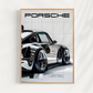 Cuadro Deportivo Porsche Negro