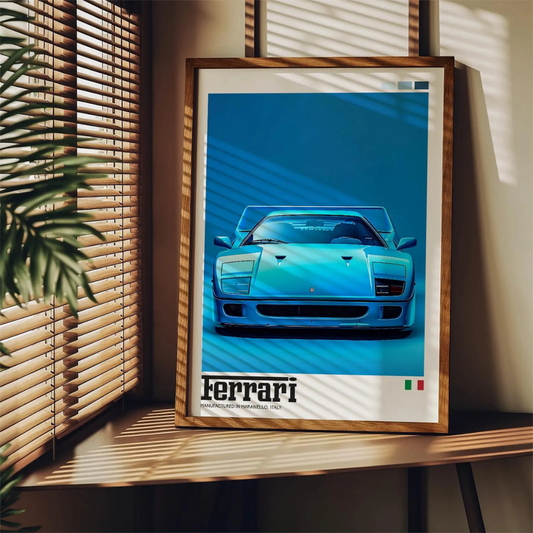 Cuadro Deportivo Ferrari F40