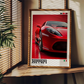Cuadro Deportivo Ferrari Rojo II