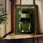 Cuadro Deportivo Porsche Verde Militar