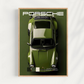 Cuadro Deportivo Porsche Verde Militar