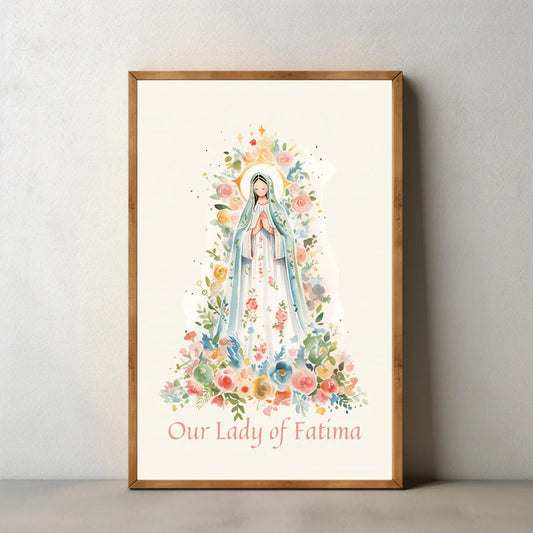 Cuadro Virgen de fatima