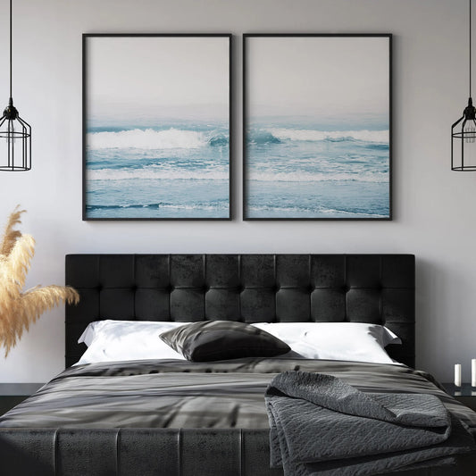 Set x2 Cuadros  arte oceánico