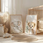 Set x3 Cuadros Osito Planetas Infantil