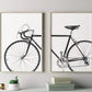 Set x2 Cuadros Decorativos Bicicleta, Blanco y Negro - Tree House Deco