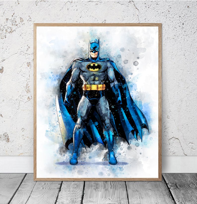 Cuadro Decorativo Infantil , Batman Animado - Tree House Deco