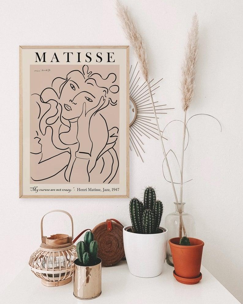 Cuadro Decorativo de Matisse - Tree House Deco