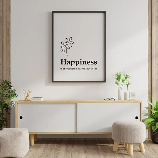 Cuadro Decorativo Happiness - Tree House Deco